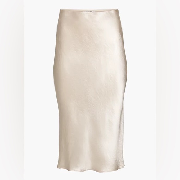 Aritzia Babaton crème satin midi skirt size 14/L/XL NWT - Picture 1 of 7